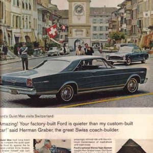 Ford Galaxie Ad March 1966