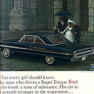 Ford Galaxie Ad October 1963