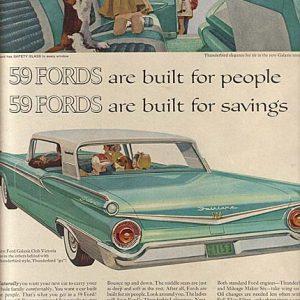 Ford Galaxie Club Victoria Ad 1959