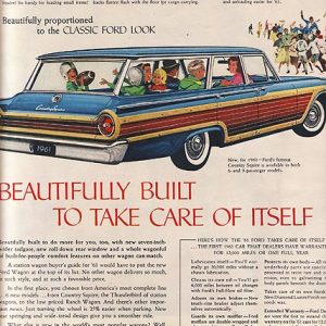 Ford Station Wagon Ad 1960