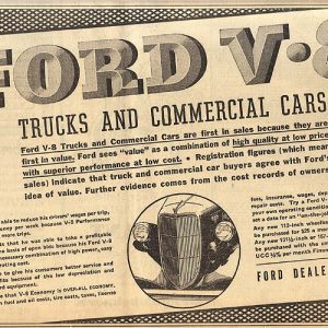 Ford V-8 Ad 1936