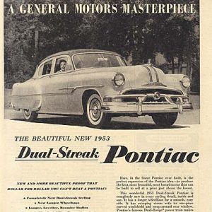 Pontiac Ad February 1953