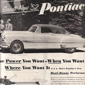 Pontiac Ad January 1952