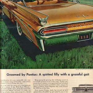 Pontiac Bonneville Ad 1959