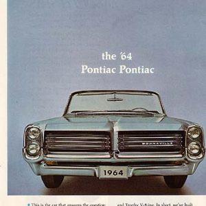 Pontiac Bonneville Ad 1963 1