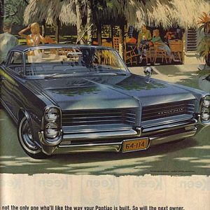 Pontiac Bonneville Ad 1964