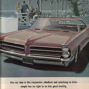 Pontiac Bonneville Ad 1965