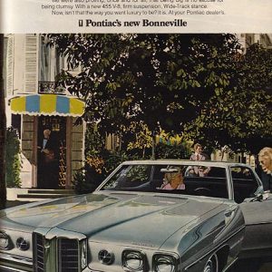 Pontiac Bonneville Ad 1969