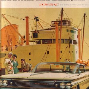 Pontiac Bonneville Ad April 1960