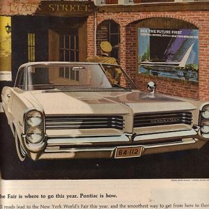 Pontiac Bonneville Ad April 1964