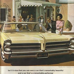 Pontiac Bonneville Ad April 1965