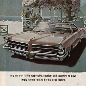 Pontiac Bonneville Ad February 1965