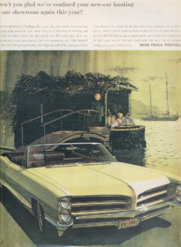 Pontiac Bonneville Ad February 1966