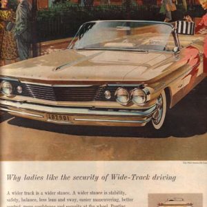 Pontiac Bonneville Ad January 1960