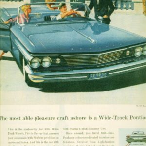 Pontiac Bonneville Ad March 1960