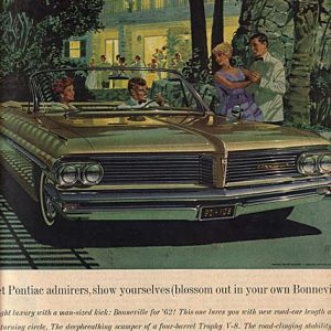 Pontiac Bonneville Ad March 1962