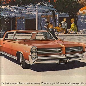 Pontiac Bonneville Ad March 1964