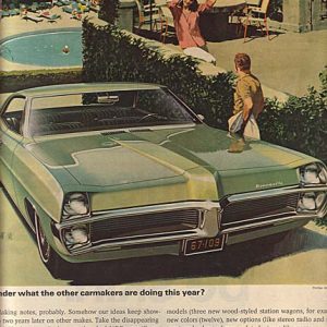 Pontiac Bonneville Ad March 1967