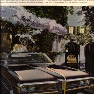 Pontiac Bonneville Ad March 1968