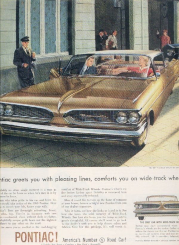 Pontiac Bonneville Ad May 1959