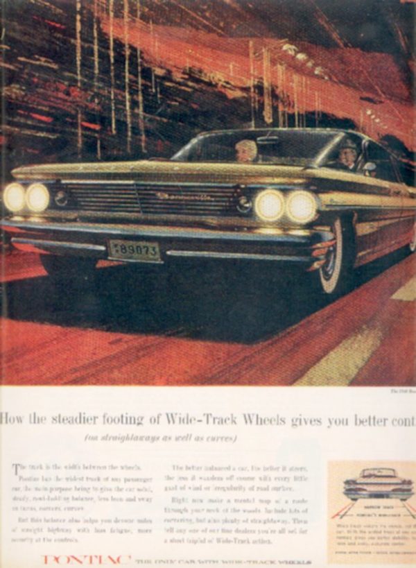 Pontiac Bonneville Ad May 1960