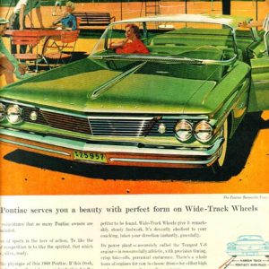 Pontiac Bonneville Ad November 1959