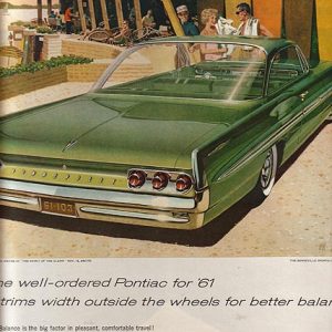 Pontiac Bonneville Ad November 1960