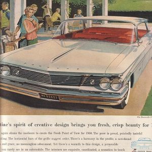 Pontiac Bonneville Ad October 1959