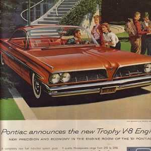 Pontiac Bonneville Ad October 1960