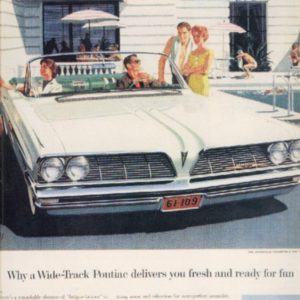 Pontiac Bonneville Convertible Ad December 1960