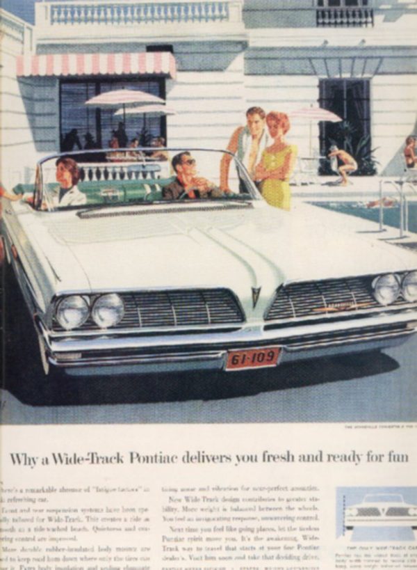 Pontiac Bonneville Convertible Ad December 1960