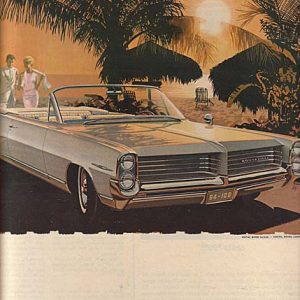 Pontiac Bonneville Convertible Ad December 1963