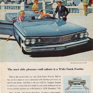 Pontiac Bonneville Convertible Ad May 1960