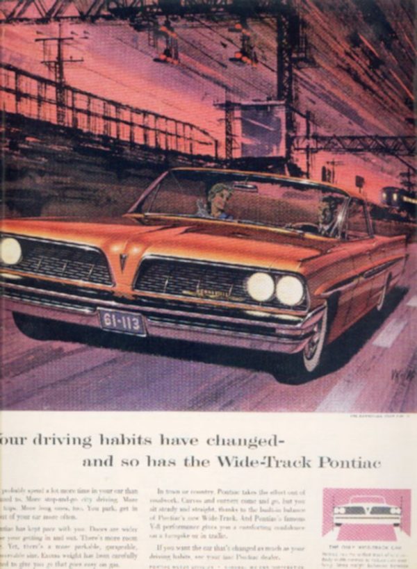 Pontiac Bonneville Vista Ad February 1961