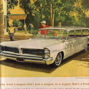 Pontiac Catalina Station Wagon Ad 1963