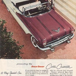 Pontiac Convertible Ad 1956