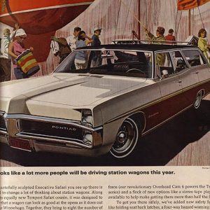 Pontiac Executive Station Wagon Ad 1966