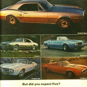 Pontiac Firebird Ad March 1967