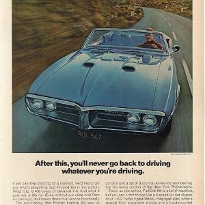 Pontiac Firebird Convertible Ad 1967