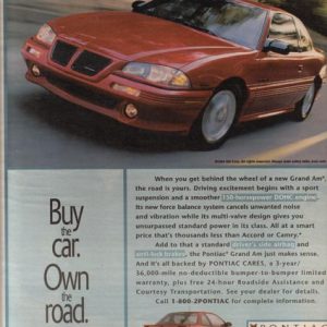 Pontiac Grand Am GT Coupe Ad 1994