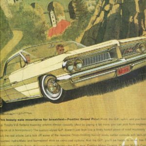 Pontiac Grand Prix Ad February 1962