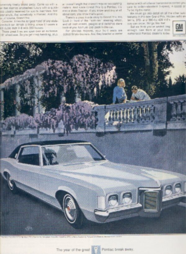 Pontiac Grand Prix Ad January 1969