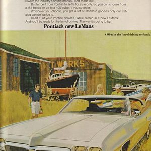 Pontiac LeMans Ad November 1969