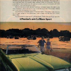 Pontiac LeMans Ad September 1969