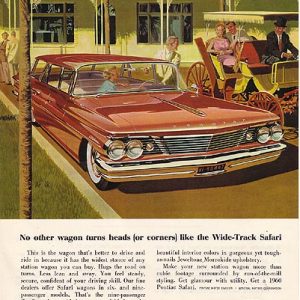 Pontiac Station Wagon Ad April 1960