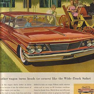 Pontiac Station Wagon Ad February 1960