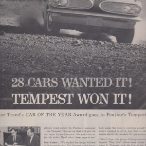 Pontiac Tempest Ad March 1961