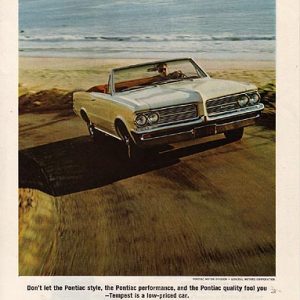 Pontiac Tempest Convertible Ad 1964