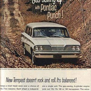 Pontiac Tempest Safari Station Wagon Ad 1961