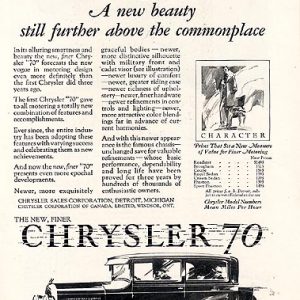 Chrysler Ad 1927
